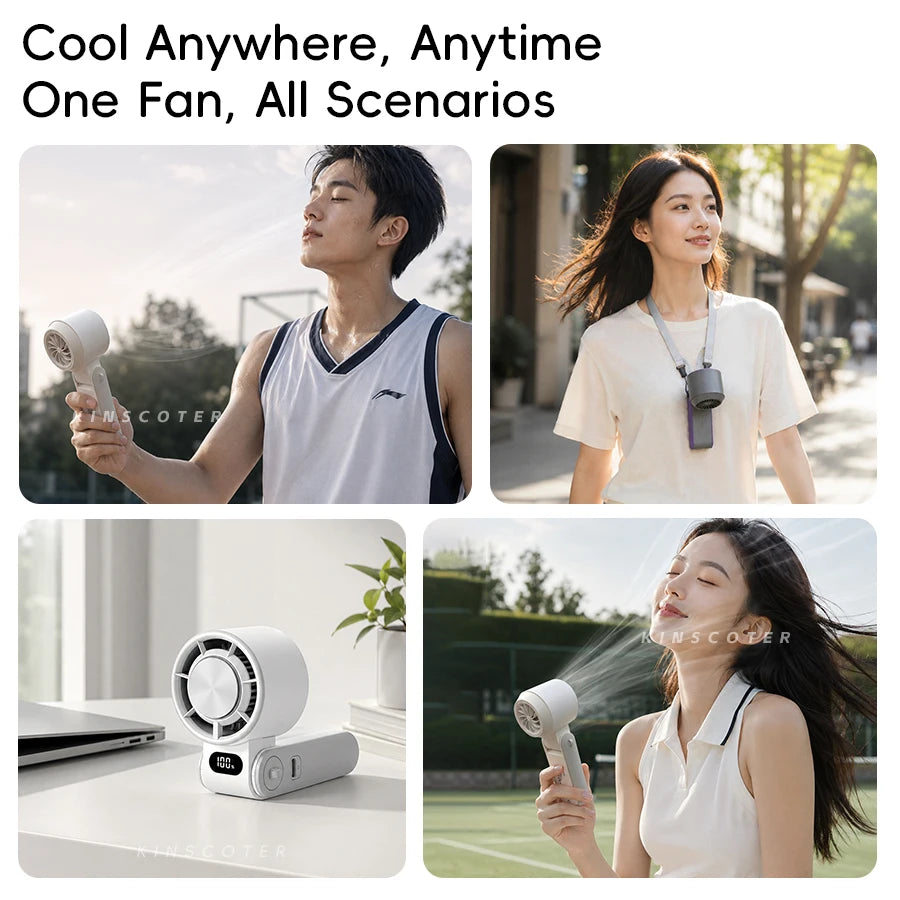 AIROX ICE — Ventilateur Portable Refroidissant 3 Secondes