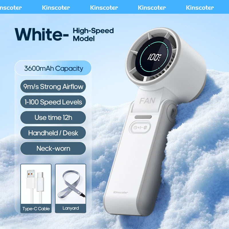 AIROX ICE — Ventilateur Portable Refroidissant 3 Secondes