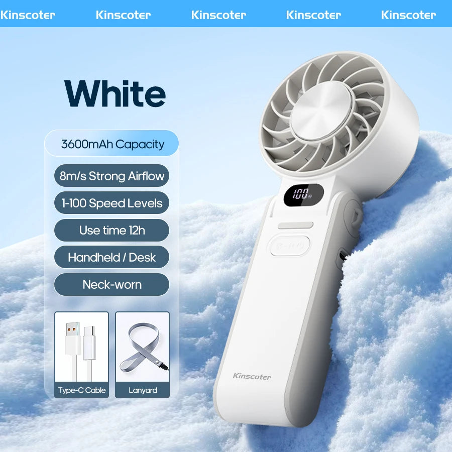AIROX ICE — Ventilateur Portable Refroidissant 3 Secondes