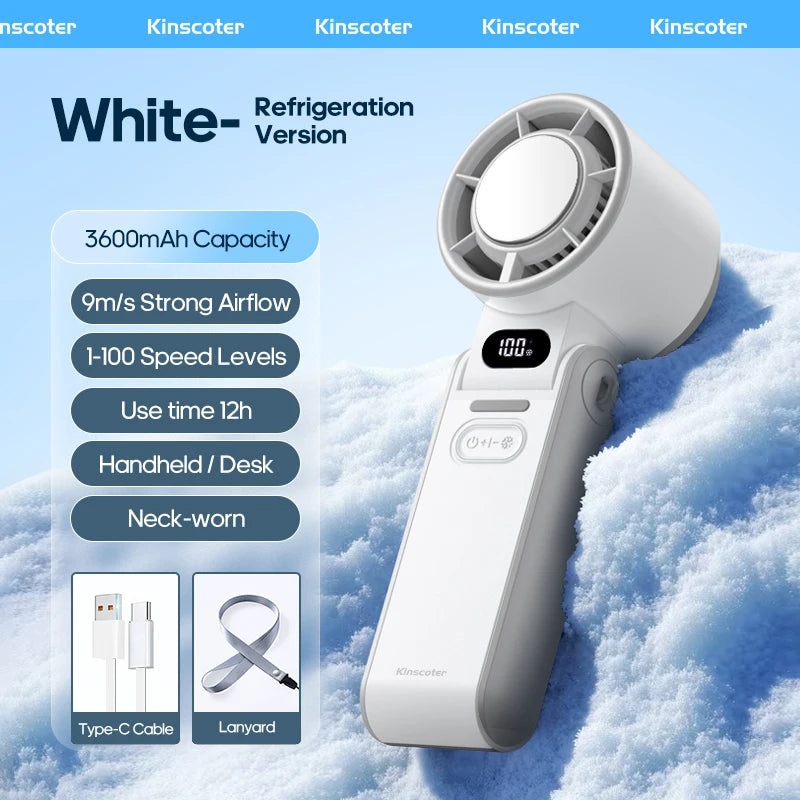 AIROX ICE — Ventilateur Portable Refroidissant 3 Secondes